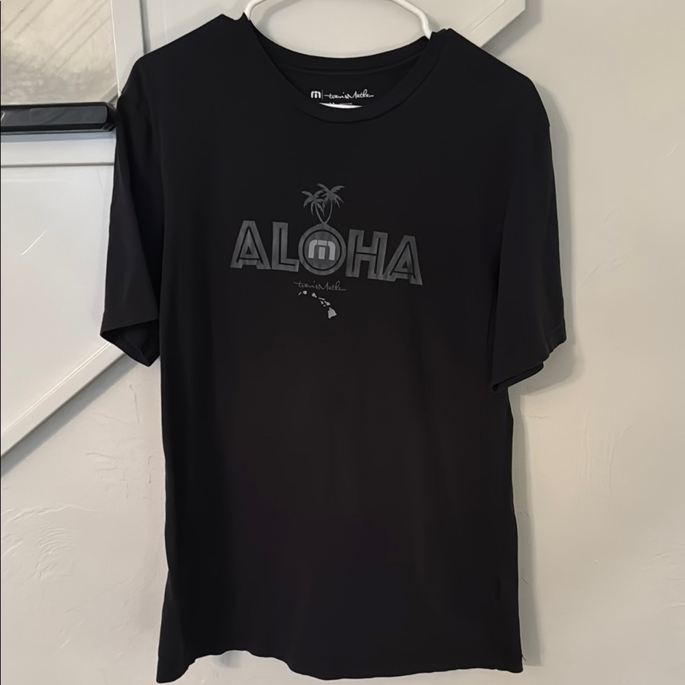 Maui & Sons Black Aloha T-Shirt